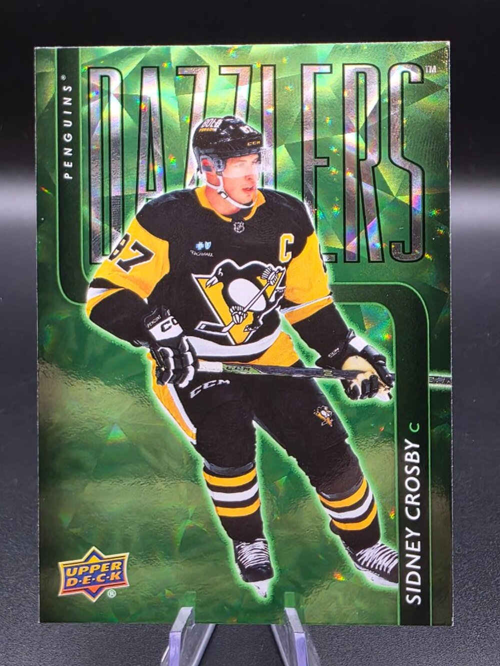 2025-26 Upper Deck Series 1 - Sidney Crosby #DZ-19 GREEN DAZZLERS